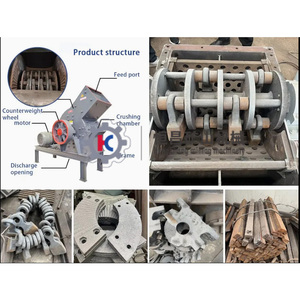 Planta de Processamento de Minério de Ouro, Máquina de Trituração de Pedras e Garrafas de Vidro, Triturador de Martelo - Product Image 2