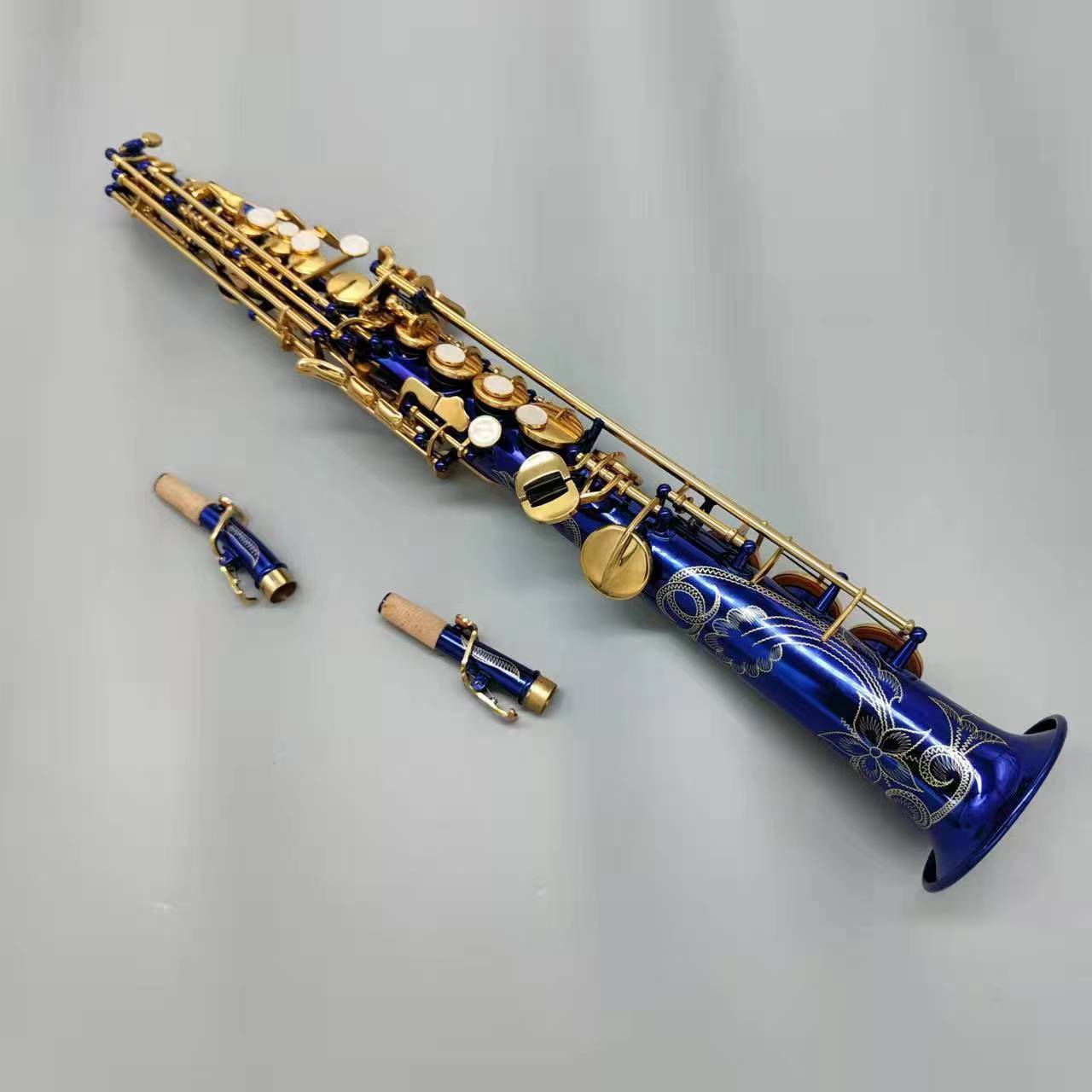 Professional Sachs Gold Lacquer Soprano Saxophone - Quality Brass