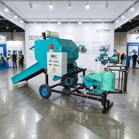 Machine à ensiler et à emballer hydraulique automatique haute productivité pour usage agricole, origine Shandong, pour ensilage de maïs, paille, foin et herbe