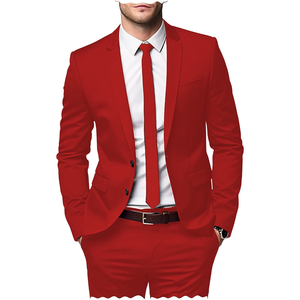 Costume de <span class=keywords><strong>Smoking</strong></span> Classique Formel <span class=keywords><strong>Homme</strong></span> <span class=keywords><strong>Noir</strong></span> Bleu Marine Ensemble 2 Pièces Coupe Ajustée <span class=keywords><strong>Veste</strong></span> à Revers Cranté et Pantalon pour Mariage et Affaires - Product Image 5
