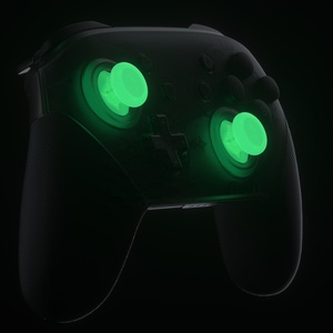 EXtremeRate Glow in Dark - Manettes analogiques vertes qui brillent dans le noir, remplacement des joysticks 3D pour la manette Nintendo Switch Pro - Product Image 2