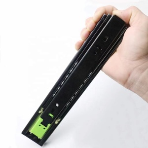Riel Deslizante para Cajón de 45 mm de Buena Calidad, con Rodamiento de Bolas de 3 Pliegues, Sistema de Apertura por Presión - Product Image 6