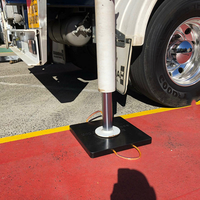 Patins de support pour camions-citernes, antidérapants, résistants à l'usure, en polyéthylène (PE), haute capacité de charge, usinés CNC