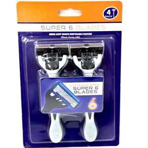 Maquinilla de Afeitar Desechable SLAZZO Colorful 2 con 2 Cuchillas Gemelas, 5 Bolsas de Tiras Lubricantes, Caja de Color, Bolsa <span class=keywords><strong>North</strong></span> <span class=keywords><strong>Face</strong></span>, Nano Razor - Product Image 1