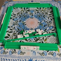 Règle de Mahjong américaine, règle de Mahjong à texture transparente, règle de Mahjong en plastique durable