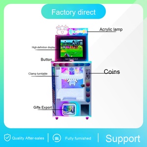 2025 High Quality Children's <b>Claw</b> <b>Machine</b> <b>Game</b> Lucky Wheel Pendant Keychain Mall <b>Game</b> <b>Machine</b> for 6+ Years Old Coin Payment - Product Image 4