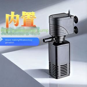 Ecologisch verantwoorde vierkante visbak met ingebouwde filter, golfmaker, zuurstofpomp en drie-<span class=keywords><strong>in</strong></span>-één aquariumpomp van plastic. - Product Image 2