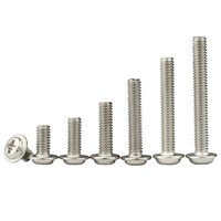 Vis à tête cylindrique cruciforme DIN967, vis Sems à encoche cruciforme SUS304 pour armoire électronique