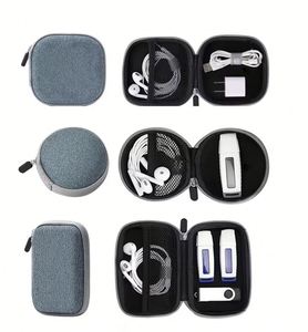 Étui de rangement rigide personnalisé en EVA, sac de voyage portable à fermeture éclair pour écouteurs, câbles USB, chargeur de batterie externe, gadgets numériques - Product Image 4