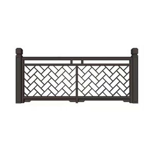 Barandilla de balcón de aleación de aluminio anticorrosión Tamaño personalizado 3mm de espesor Reunión ASTM - Product Image 1