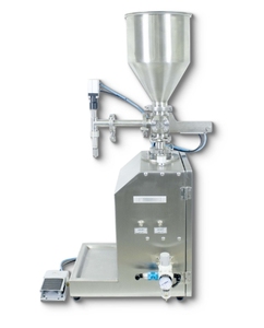 Semi Automatic Desktop Jam Sauce Cream Paste <b>Oil</b> Food Rotor Liquid Vertical Filling <b>Machine</b> for Jam/Juice With Particles - Product Image 6