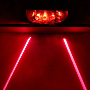 Nouvelles lumières laser de qualité, lampe clignotante LED, feu arrière de vélo, lumière de sécurité LED pour vélo, modes d'éclairage - Product Image 3