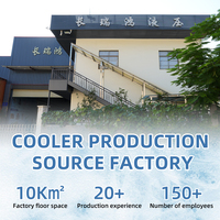 Refroidisseur d'huile à air pour excavatrice, boîtier en fonte, haut débit, ventilateur 380V, 700L, haute performance industrielle, haute qualité, durable