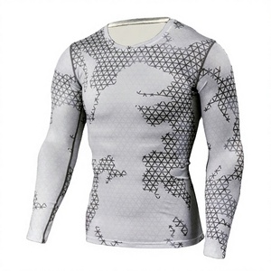 REHEXIMPEX 2026 Men’s High-Collar Compression Shirt Quick-Dry & Anti-Bacterial <b>Athletic</b> Rash Guard & Workout Wear - Product Image 3