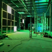Disko düğün partileri Dj canlı gösteri bar sahne işık tünel Rgb renk değiştiren Led bar