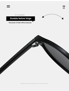 XY13137 نظارات شمسية نسائية بإطار بيضاوي صغير ونحيف وعصري كامل، حماية UV400 رخيصة - Product Image 5