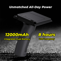 Lecteur RFID UHF portable industriel Android 4G IP65 avec scanner code barre 8 cm pour gestion des stocks