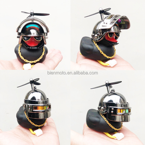 Nuova Bicicletta Anatra Campana con la Luce Piccolo nero di Colore Anatra Della Bici Della Strada Del Casco del Motore di Guida Ciclismo altri Accessori moto - Product Image 4