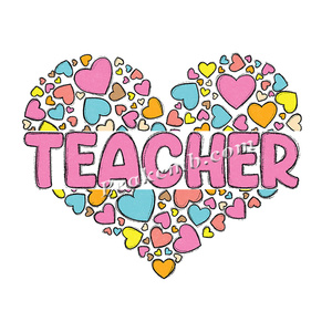 Iron on Garment Teacher Life Heat Press Sticker Sheet stampato insegnante Life Heat Transfers <span class=keywords><strong>per</strong></span> magliette - Product Image 2