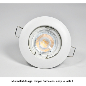 Plafonnier encastré LED blanc <span class=keywords><strong>noir</strong></span> carré rond au choix, boîtier de spot LED COB, éclairage encastré - Product Image 5