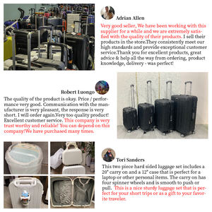 Trolley Unisex más vendido, <span class=keywords><strong>Dockers</strong></span>, Maleta de viaje, 3 uds., ruedas, maletas grandes, equipaje de mano de aluminio - Product Image 5