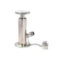 Válvula de Muestreo Manual de CO2 para Cerveza, Tipo Espiral, Acero Inoxidable SS304, 1.5 Pulgadas, Compatible con Equipos de Cerveza y Agua