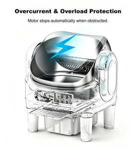 Bac à litière intelligent autonettoyant OEM 74L grande capacité avec contrôle à distance via application WiFi, en matériaux durables ABS+PP et sécuritaires pour les chats - Product Image 4