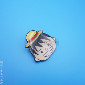 Custom Metal Bag <b>Label</b> Anime Character Cartoon 30mm Zinc Alloy For Bags - Product Image 2