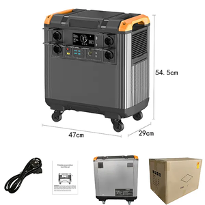 T50 Portable Power Station 5000W <b>Solar</b> <b>Generator</b> 5376wh Battery 1200W MPPT Home Energy Storage Pure Sine Wave EU/UK Portable Pow - Product Image 5