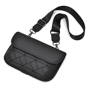 남성용 세련된 PU 숄더백 방수 레이저 메신저 슬링 백 마름모 패턴 반짝 - Product Image 2