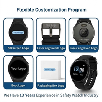 Montre connectée 4G pour personnes âgées avec écran AMOLED, surveillance de la fréquence cardiaque et de l'oxygène sanguin (SpO2), détection de chute, suivi GPS+LBS, étanchéité IP67, alerte médicale et IA