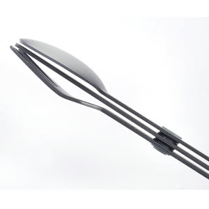 Magnetic Attraction Portable 3 Pcs Aluminium Couteau Fourchette Cuillère Set Camping <span class=keywords><strong>Couverts</strong></span> Set - Product Image 3