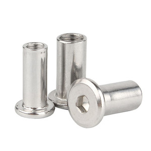 NINDEJIN Écrou à six pans creux en acier inoxydable 304 pour meubles, M3-M10, écrou de fixation standard - Product Image 3