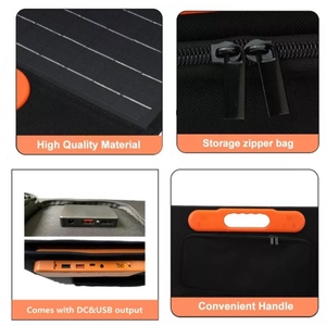 Paneles Solares Plegables de Alta Eficiencia, Resistentes al Agua, de 21W, 40W, 60W, 80W, 120W y 200W - Product Image 5