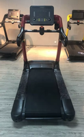 Caminadora Eléctrica Amarilla Comercial para Gimnasio, Máquina para Correr y Hacer Ejercicio