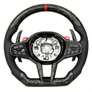 Volante de Fibra de Carbono Forjado CS Personalizado para <span class=keywords><strong>BMW</strong></span> F20 F36 <span class=keywords><strong>330i</strong></span> X6 F15 F82 M4 G05 G30 G80 - Product Image 1