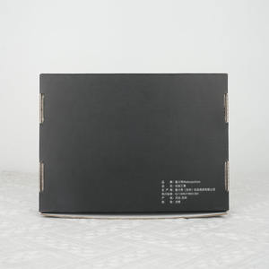 Impression de boîte emballage noir personnalisé de vêtements cosmétiques de luxe boîte pliante ondulée d'expédition pour boutique <span class=keywords><strong>en</strong></span> <span class=keywords><strong>ligne</strong></span> - Product Image 5