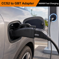 Adaptateur de charge rapide CCS2 DC EV vers GBT, connecteur DC 300A, adaptateur CCS2 vers GBT pour voitures électriques Id4 Id6 GBT
