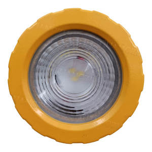 Lumière d'urgence LED antidéflagrante murale en aluminium jaune/gris à double sortie 2 têtes/yeux, série C15 G3/4, pour sorties d'urgence pétrole/charbon - Product Image 3