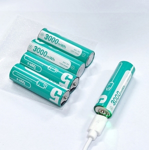 Logo Brand Custom 1000 Cycles 3000mWh USB Type-c Charging 1.5V <strong>AA</strong> <strong>Rechargeable</strong> Lithium Ion <strong>Batteries</strong> for Toy Mouse Smart Device - Product Image 2
