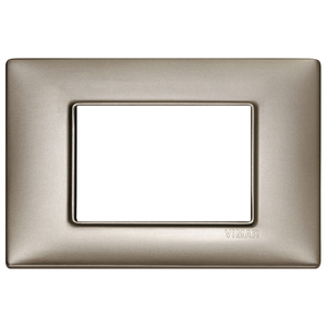 Vimar Wall <b>Switch</b> Plate Pearl Nickel 12.7x9.3x1.6 Cm - Product Image 1