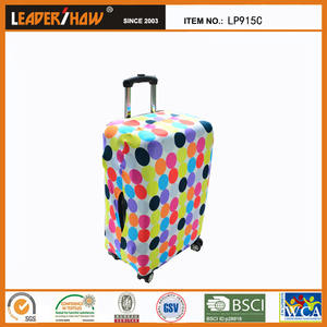 Impresión personalizada viaje a prueba <span class=keywords><strong>de</strong></span> polvo Protector <span class=keywords><strong>el</strong></span>ástico Spandex carro lavable equipaje maleta cubierta - Product Image 3
