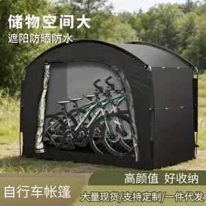 Tente de rangement pour vélos, 86.5x59x73 pouces, imperméable, pliable, portable, pour l'extérieur, pour la protection des équipements de vélo de montagne - Product Image 2