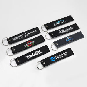 Porte-clés brodé de haute qualité avec logo personnalisé à double face personnalisé - Product Image 5