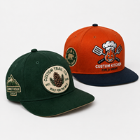 Gorra de Béisbol Deportiva de Alta Calidad, Estilo Informal, 5 Paneles, Forro de Felpa, Cierre a Presión, Logotipo Bordado Personalizado, Visera Plana