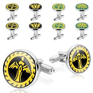 ゼルダの伝説用カフスボタン、トライフォースカフスボタン、ティアーズ・オブ・ザ・キングダムカフス、カフスボタン、ジュエリー、ビデオゲームカフスボタン - Product Image 1