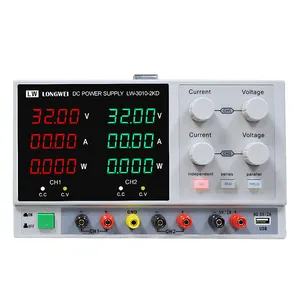 Model LW-1003-2KD 100V 3A Dual Output high-precision DC power supply with power and two colors 4 digits LED display