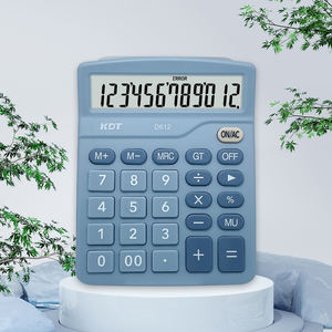 Kalkulator Akuntansi D612 Pasokan Pabrik Asli 12 Digit Daya Ganda Tenaga Surya Layar LCD Besar Bersertifikasi CE ROHS - Product Image 5