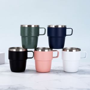 High-value Creative 304 Stainless Steel Double-Layer Vacuum Mug Simple Home Office Coffee <b>Cup</b> Gift <b>Cup</b> Unisex - Product Image 2