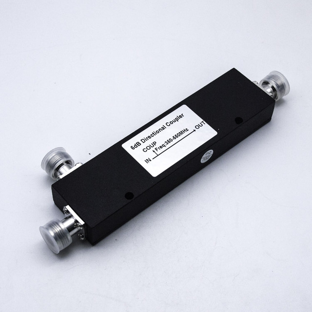 Customized 50 Ohm N Female to Female Coaxial Coupler 350-550 MHz 6dB 200W